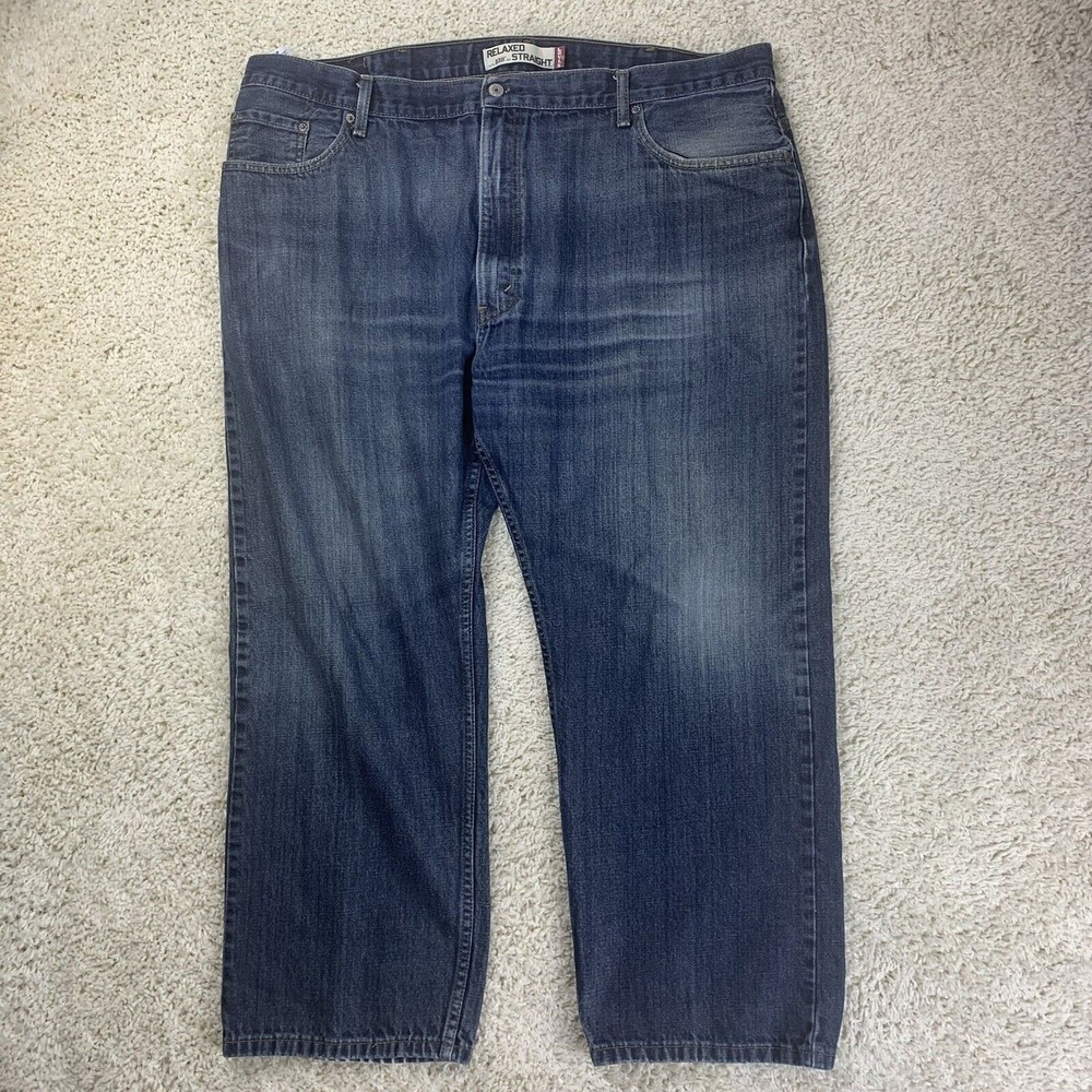 Levis Strauss 559 Jeans Mens Size 46x29 Blue Relaxed Straight Leg Denim Pants